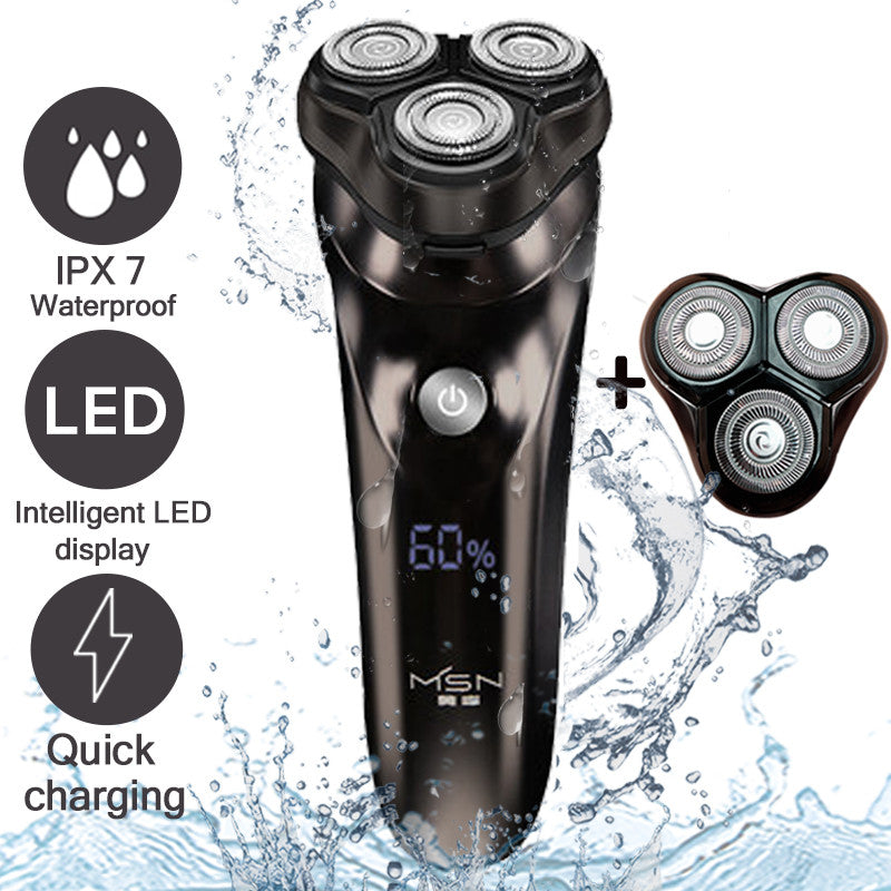 IPX7 Waterproof Rechargeable Beard Trimmer