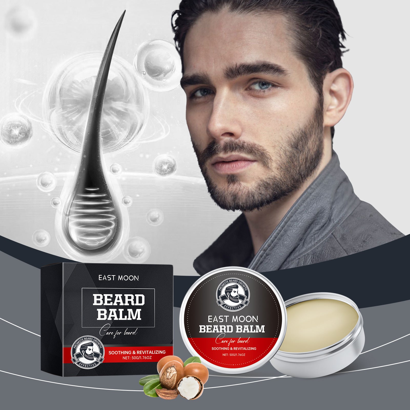 Cleansing & Moisturizing Beard Cream