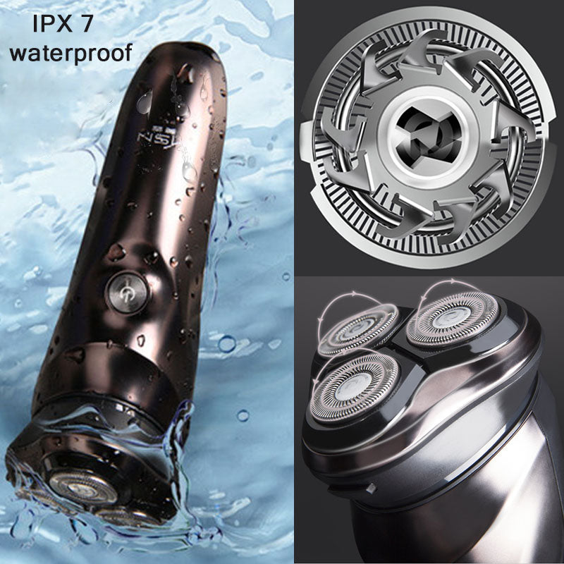 IPX7 Waterproof Rechargeable Beard Trimmer