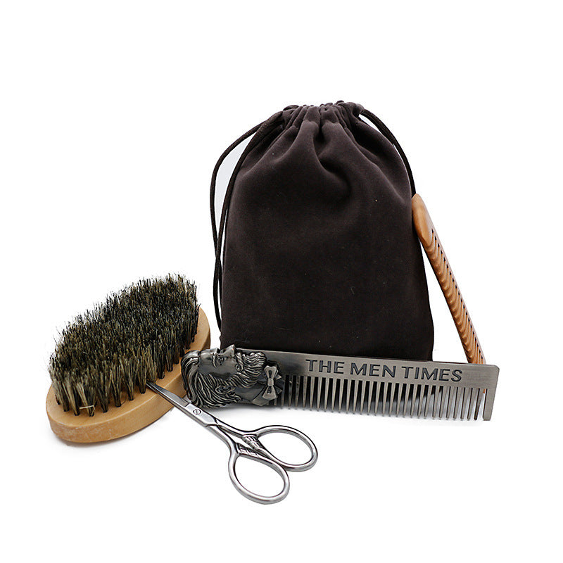 Beard Styling Set with Comb & Scissors