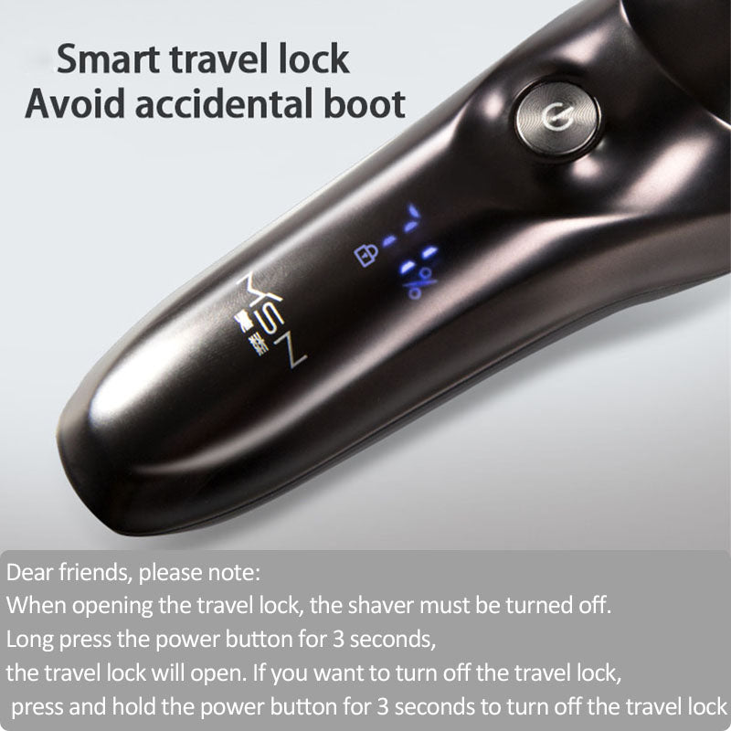 IPX7 Waterproof Rechargeable Beard Trimmer