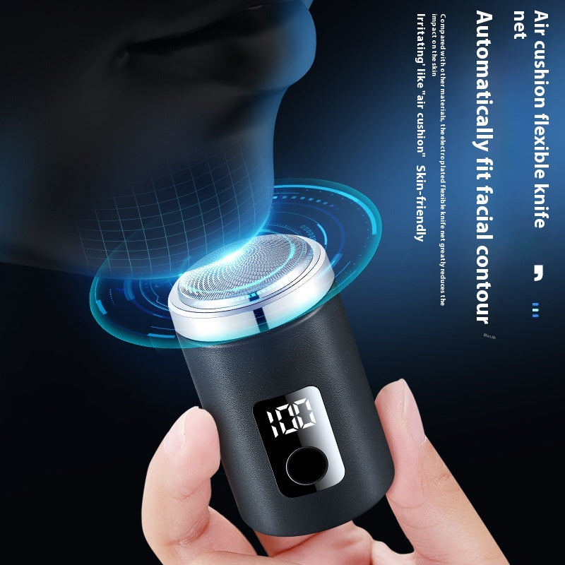 Mini Electric Shaver with Power Display