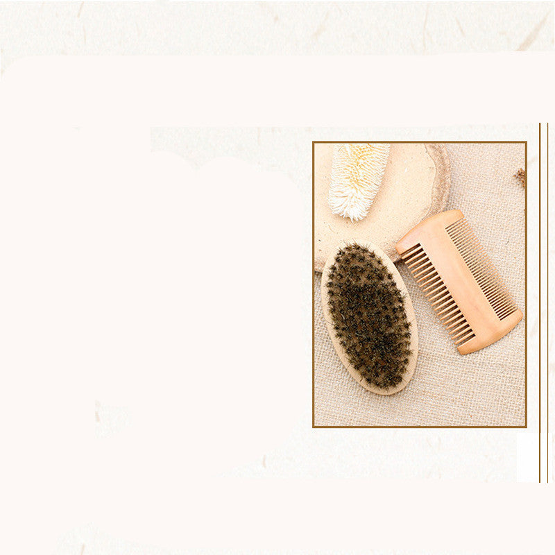 Double-Sided Oval Beard Comb