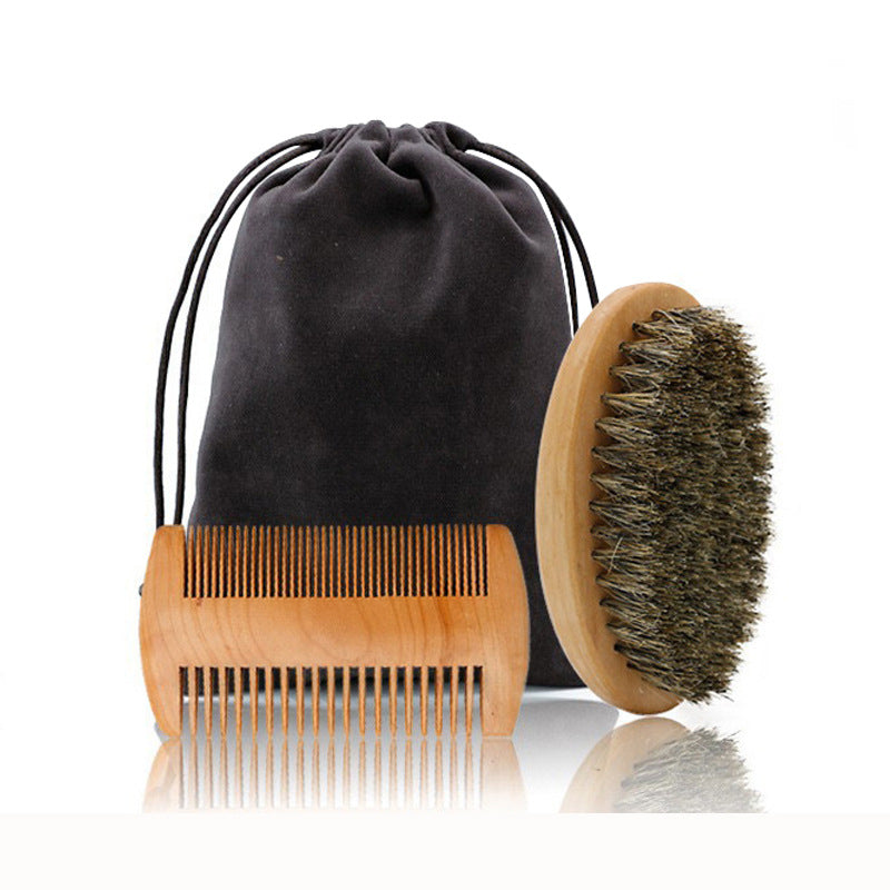 Double-Sided Oval Beard Comb