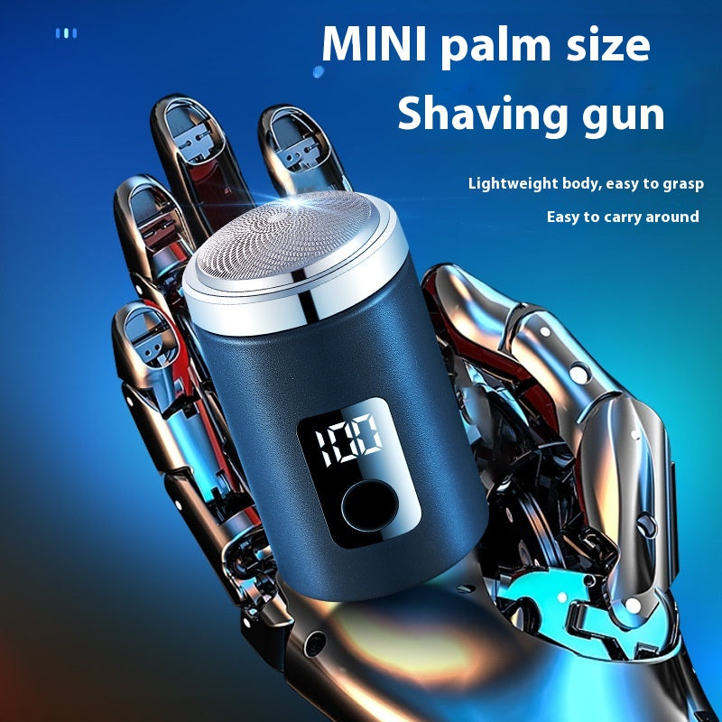 Mini Electric Shaver with Power Display