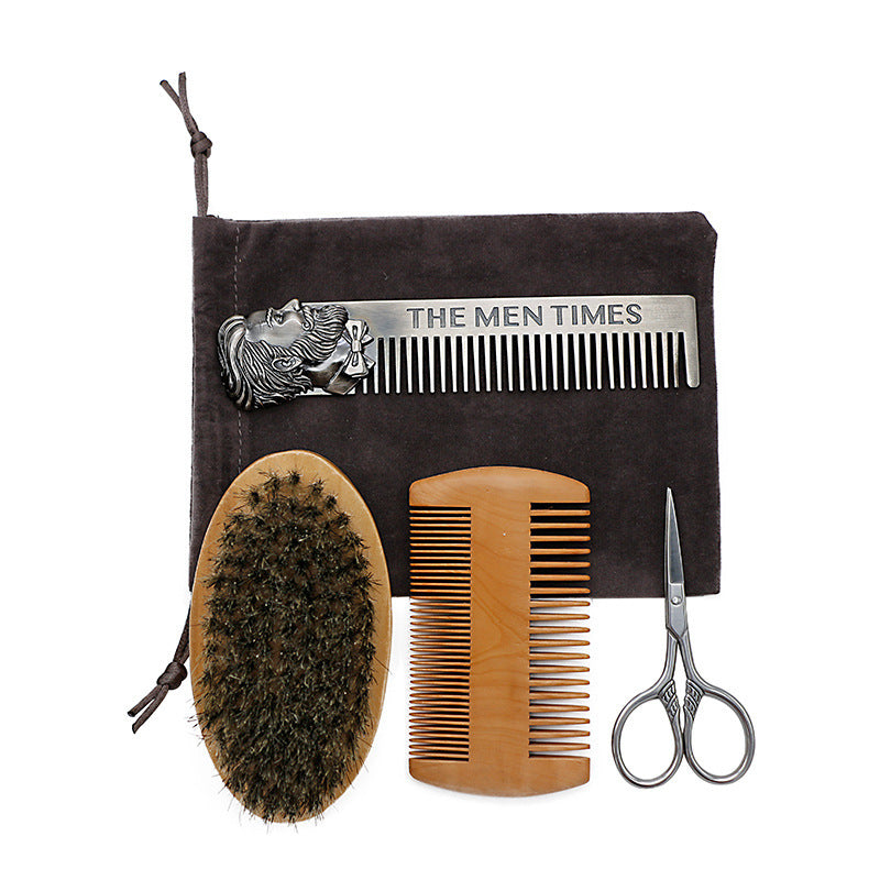 Beard Styling Set with Comb & Scissors