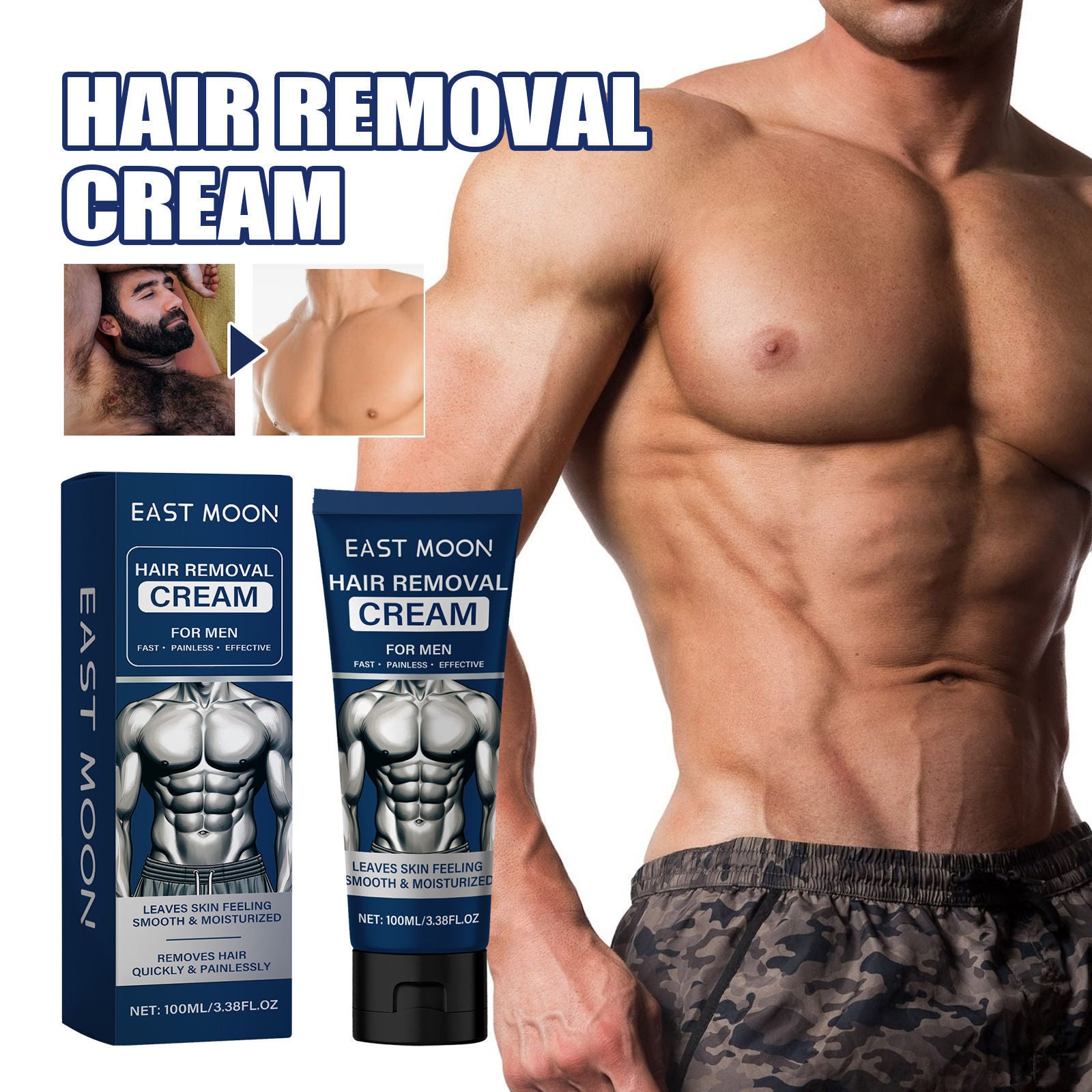 Men's Body Depilatory Cream