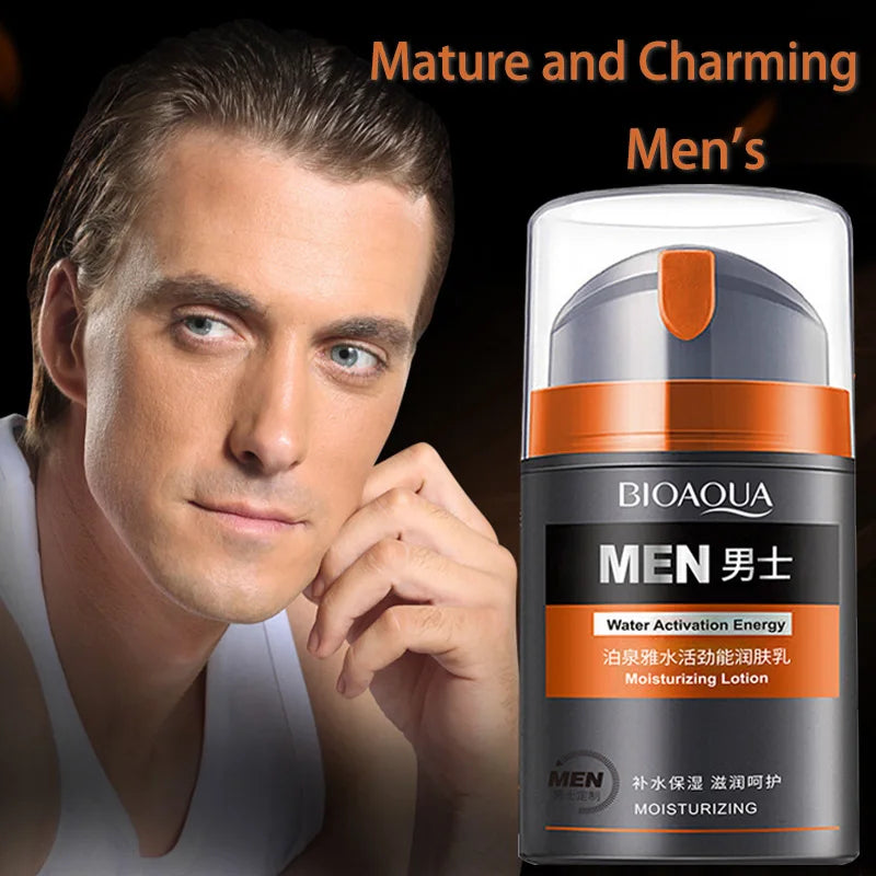Men's Oil Control and Moisturizing Face Cream Hydrating Anti-Aging Smooth Wrinkles Shrink Pores Whitening Facial Men Skin Care