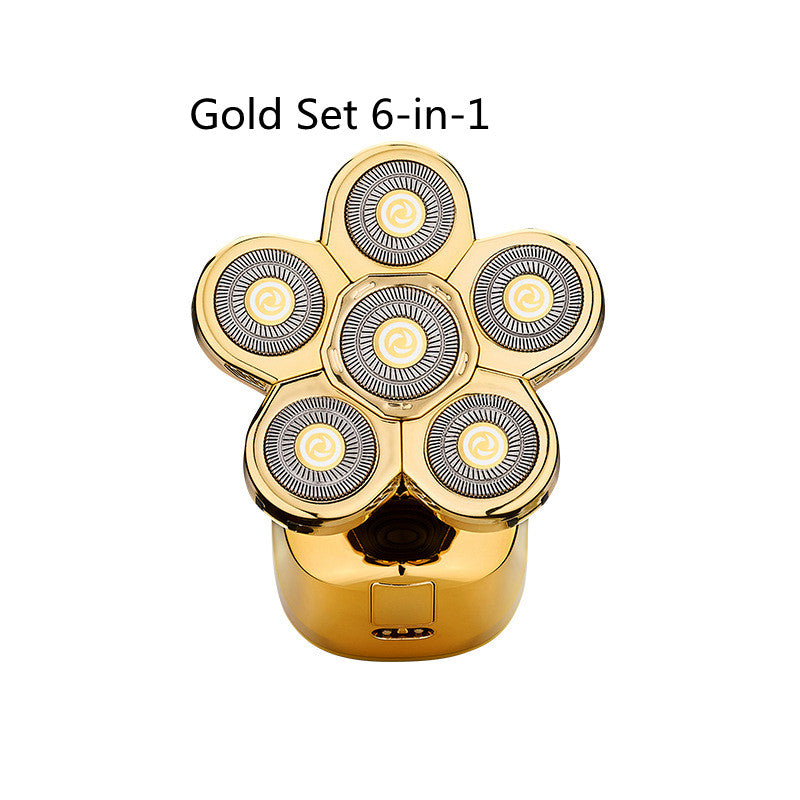 6-Head Digital Electric Shaver