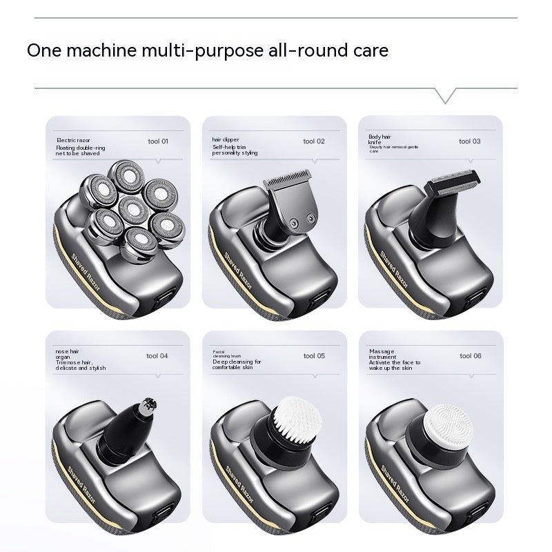7-Head Intelligent Electric Shaver